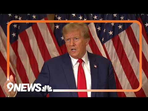 Trump Addresses Supporters After Closing Arguments in Civil Fraud Trial