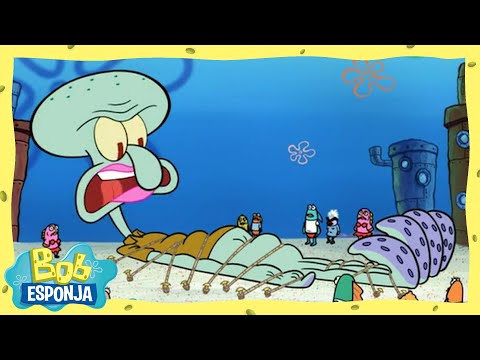 Calamardo, el gigante amigable | Bob Esponja en Espa&ntilde;ol