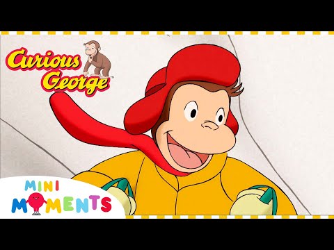 George Learns To Ski ⛷️ | 1 Hour Christmas Special 🎄 | Curious George| Mini Moments