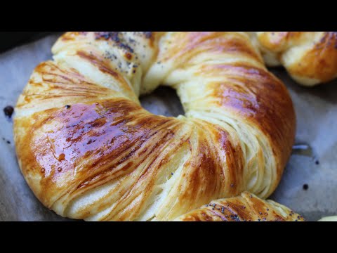 Super Simple Extra Soft Puff Pastry Brioche‼ ️