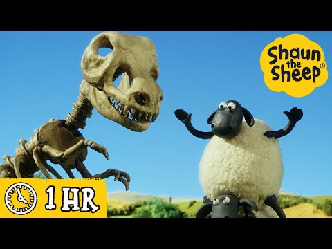 Shaun the Sheep 🐑 Dinosaur Bone Discovery &amp; MORE 🦖 Full Episodes Compilation