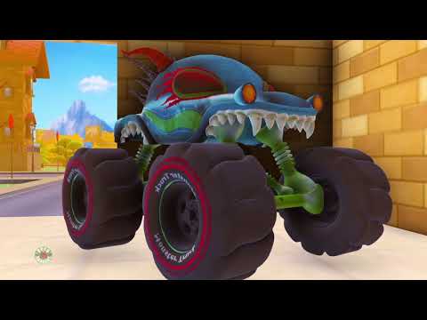 We are the monster trucks | Frank The Garbage Truck | Road Rangers Go Missing | Wheels On The Bus