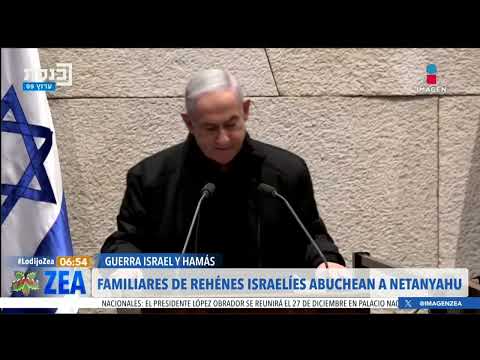 Familiares de rehenes israel&iacute;es abuchean a Benjam&iacute;n Netanyahu | Noticias con Francisco Zea