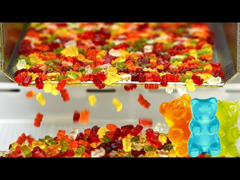 How Gummy Bears Are Made - Modern Candy Factory ➤#1