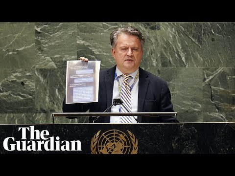 Ukraine's UN ambassador reads texts from Russian soldier to mother before he was killed