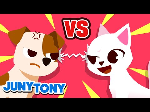 Gatita vs. Perrito | &iexcl;Que Gane el Mejor! | Gato vs Perro | Canci&oacute;n Infantil | JunyTony en espa&ntilde;ol