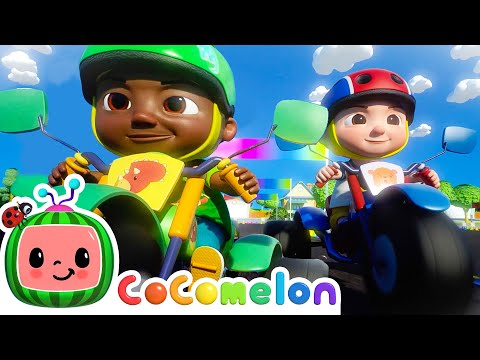 Bike Race Song | CoComelon Nursery Rhymes &amp; Kids Songs