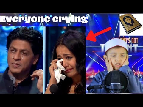 Sharukh Khan and other Crying for beautiful sound of a Muslim child  ماشاءالله