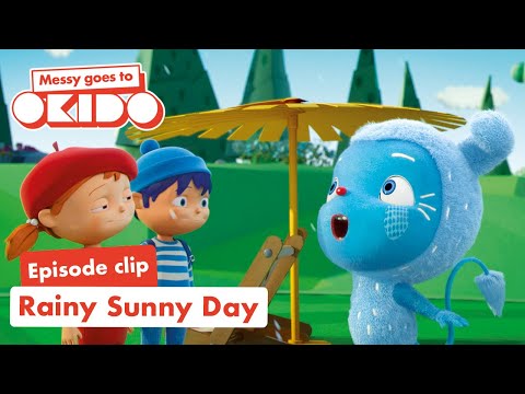 Rainy Sunny Day - HIGHLIGHTS | Messy Goes To Okido | Cartoons For Kids | Clips