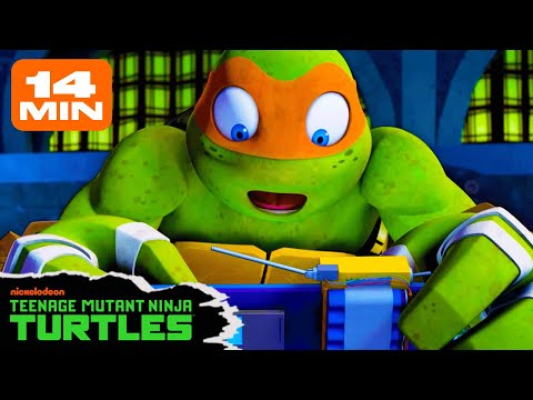 15 MINUTES of Mikey Using Social Media 📱 | Teenage Mutant Ninja Turtles