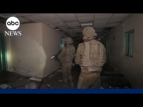 Israeli military gives tour of attacked Gaza hospital