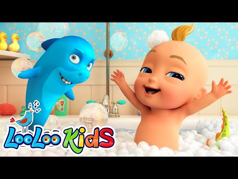 Bath Song and Animal Sounds | more Kids Songs and Children Music Lyrics | LooLoo Kids