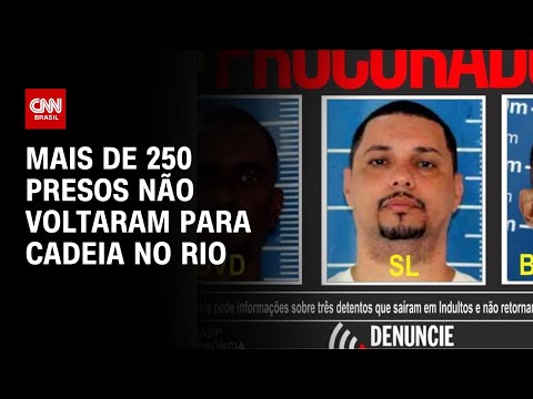 Mais de 250 presos do RJ liberados para passar o Natal em casa n&atilde;o voltaram para a cadeia | LIVE CNN