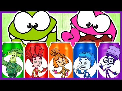 Мультик. Фиксики. Учим цвета. Learn Colors. Fanta. Фанта. Ам Ням.