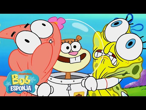 Bob Esponja | Los momentos m&aacute;s competitivos de Arenita 🥊 | Bob Esponja en Espa&ntilde;ol