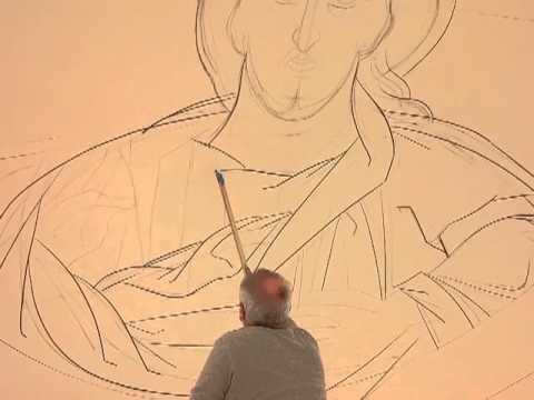 Holy Trinity Iconography Update: Must See Video! Live Capture of Writing of the Pantokrator Icon