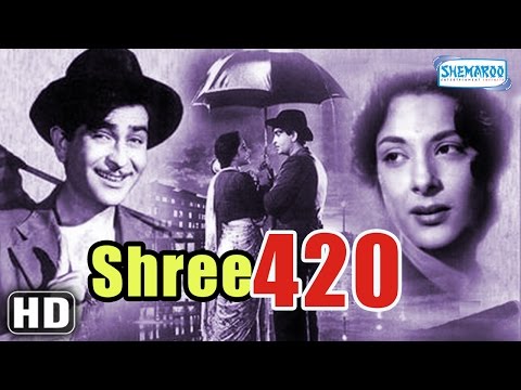 Shree 420 - Superhit Comedy Film - Raj Kapoor - Nargis Dutt - Lalita Pawar