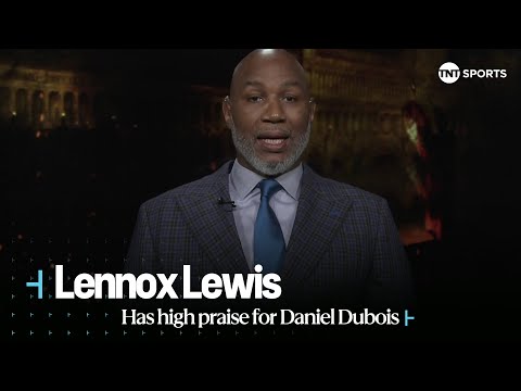 Lennox Lewis has tons of praise for Daniel Dubois after his victory against Jarrell Miller 🙌🇸🇦