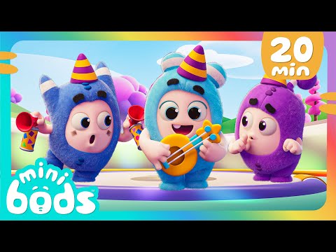 Party Time Pogo 🥳| Minibods | Moonbug Kids - Funny Cartoons and Animation