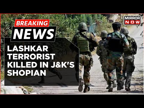 Breaking News | Lashkar Terrorist Killed In Encounter With Security Forces In J&amp;K's Shopian District