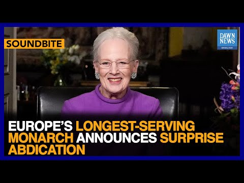 Denmark&rsquo;s Queen Margrethe II Announces Surprise Abdication | Dawn News English