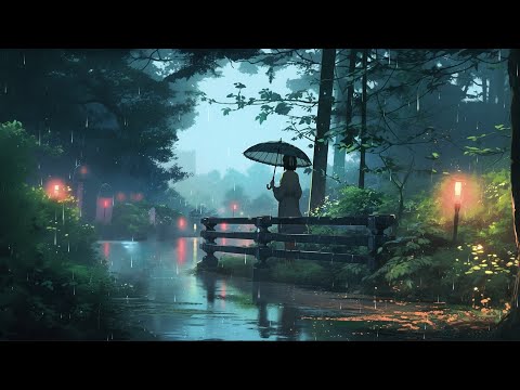 Relaxing Sleep Music with Rain Sounds - Peaceful Piano Music, Insomnia, Sleep Music For Your Night