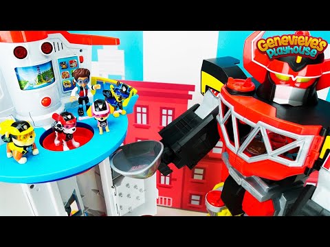 Paw Patrol Rescue Mission: Romeo's Giant Megazord &amp; the My Size Lookout Tower!