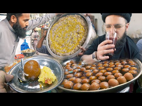 Very Unique Food of Lahore | Palang Torr Halwa | Kaali Mirch Wali Biryani | Sunehri Masjid History