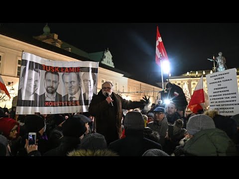 Warschau: Hunderte protestieren gegen Festnahme von PiS-Abgeordneten