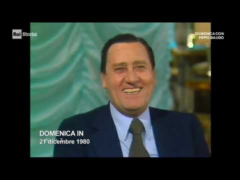 Alberto Sordi racconta la sua domenica - &bdquo;Domenica In&rdquo; con Edwige Fenech e Pippo Baudo (21.12.1980)