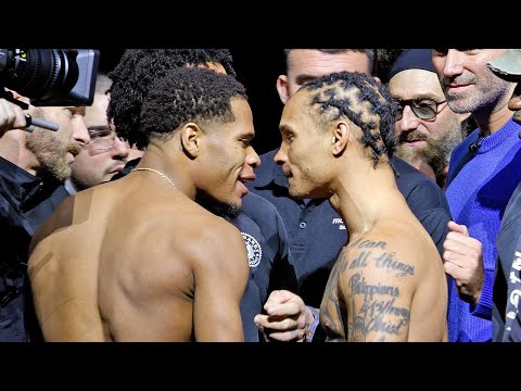 Devin Haney vs Regis Prograis HEATED WEIGH IN &amp; FACE OFF VIDEO &bull; Matchroom Boxing &amp; DAZN