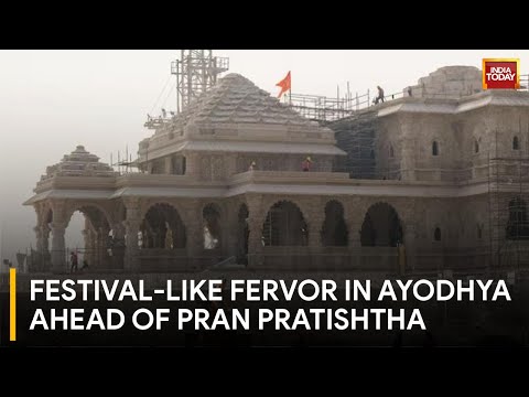 Ayodhya Preps for Grand Pran Pratishtha Amidst Temple Fervor