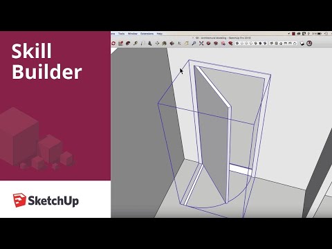 2D and 3D Door Components in SketchUp - Skill Builder