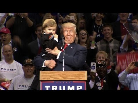 Tiny Trump steals the show