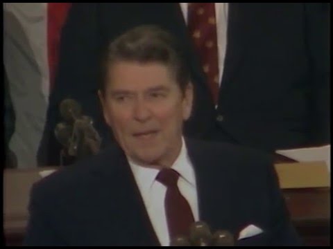 President Reagan's State of the Union Address to Congress from the U. S. Capitol, January 25, 1983