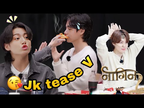 BTS eating pizza 🍕 &amp; play liar game // Hindi dubbing // part-1