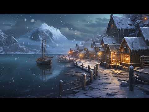 Celtic Music - Fantastic Music Helps Relieve Stress - Snow Village, Cold Winter