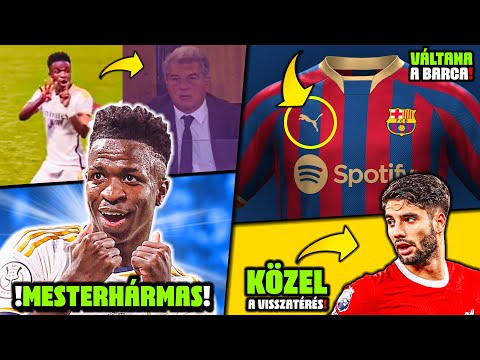 Vin&iacute;cius PROVOK&Aacute;LTA &eacute;s MEGSEMMIS&Iacute;TETTE a Barc&aacute;t! &Uacute;j MEZSZPONZORA lehet a Barcelon&aacute;nak!