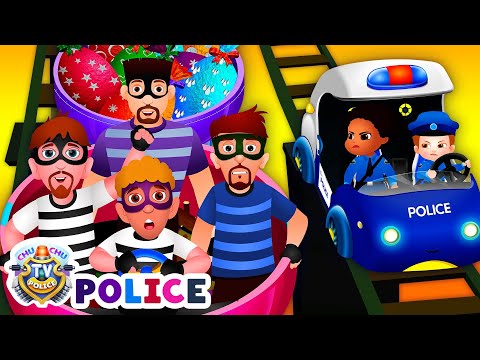 The Rail Road Chase - Narrative Story - ChuChu TV Police Fun Cartoons for Kids