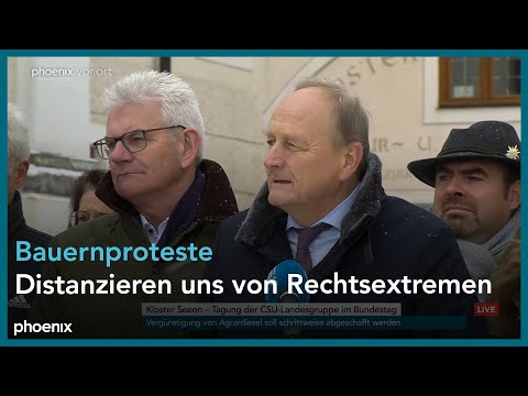 Statement von CSU-Landesgruppenchef Dobrindt und Bauernverbandspr&auml;sident Rukwied