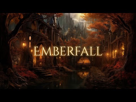 Autumn in Elven City Ambience and Music | high fantasy ambience with calm music 