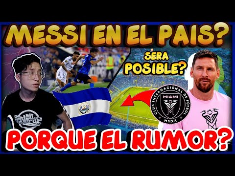 🚨RUMOR enorme &iquest;LEO MESSI visitar&aacute; EL SALVADOR? 🤯🔥 jugar&aacute; con el INTER MIAMI en el CUSCATLAN 👈⚽🚀