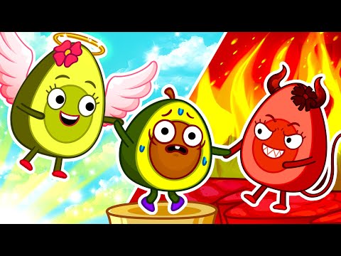 Angel or Demon Family?😉 Avocado Babies Learn Good Habits || Funny Stories for Kids by Pit &amp; Penny 🥑