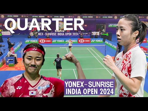 YEO JIA MIN V/S AN SE YOUNG YONEX-SUNRISE INDIA OPEN 2024 | QUARTER