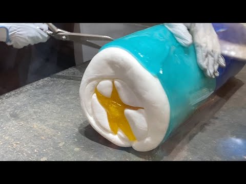 Satisfying Video How to make &quot;candy star&quot; [Handmade candy demonstration of &quot;PAPA BUBBLE&quot;]