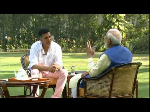 PM Shri Narendra Modi in conversation with Akshay Kumar