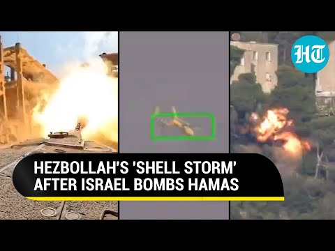 Hezbollah Pounds Israeli Border Posts; New Video Shows 'Revenge Shell Storm' | Watch