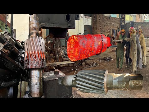 Incredible Process of Manufacturing Biggest Transmission Pinion Gear || Amazing Mechanics