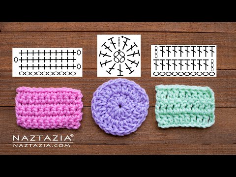 HOW to READ CROCHET CHARTS and SYMBOLS by Naztazia