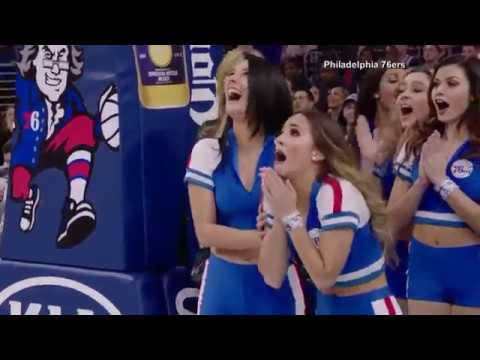 Soldier surprises girlfriend during 76ers game